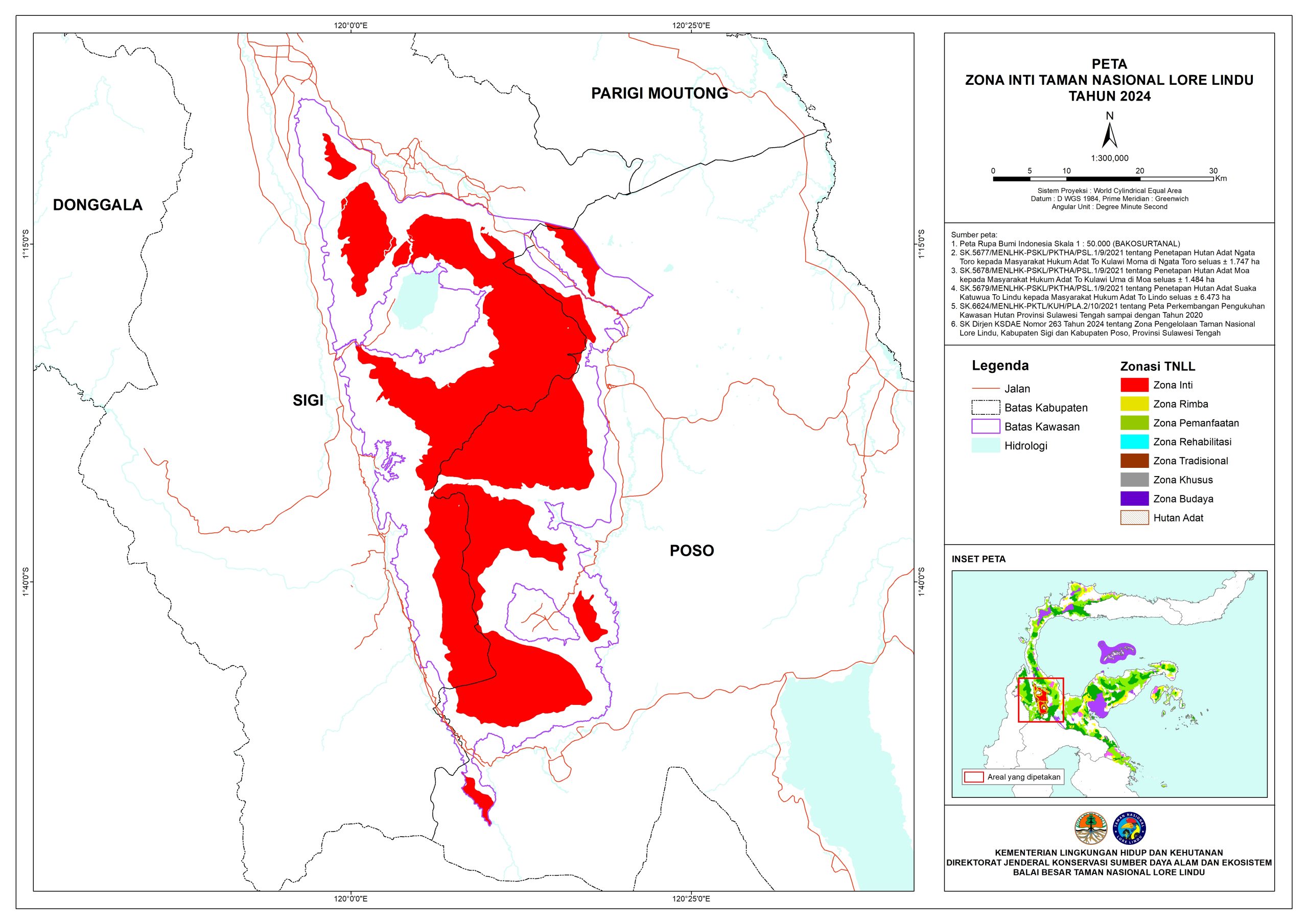 zona inti lore lindu
